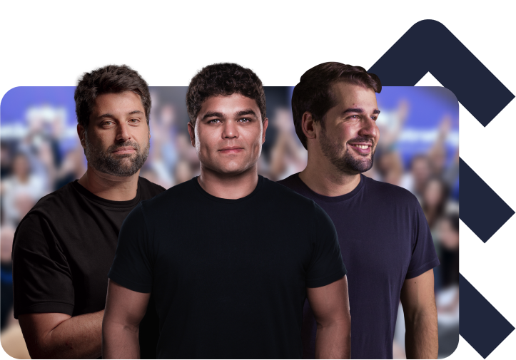 Alfredo Soares, Tallis Gomes e Bruno Nardon